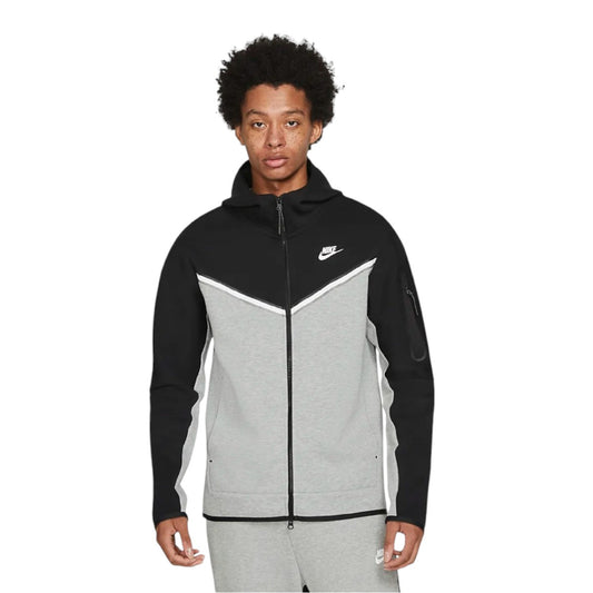 Poleron Nike Tech Fleece Full-Zip Hoodie Dark Grey