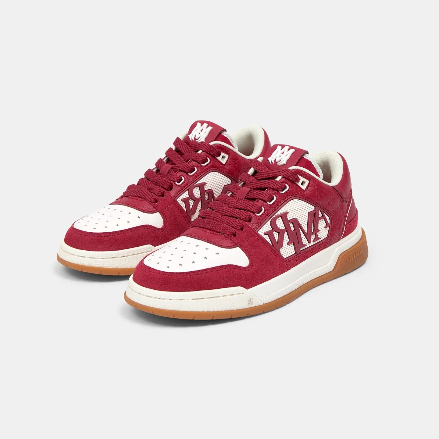 Amiri MA Quad Debossed Classic Low Red