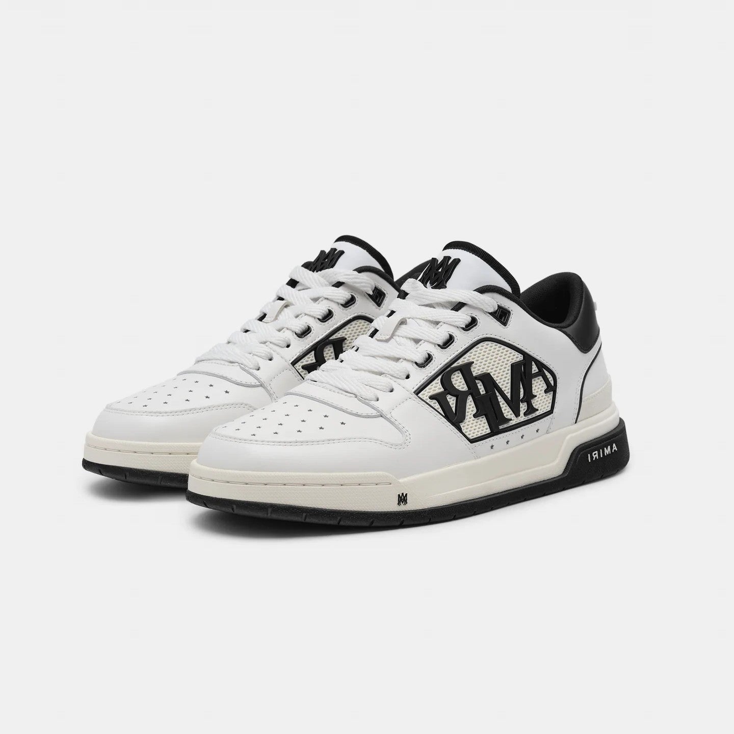 Amiri MA Quad Debossed Classic Low White & Black