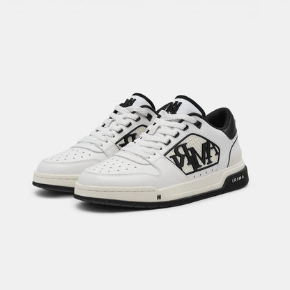 Amiri MA Quad Debossed Classic Low White & Black