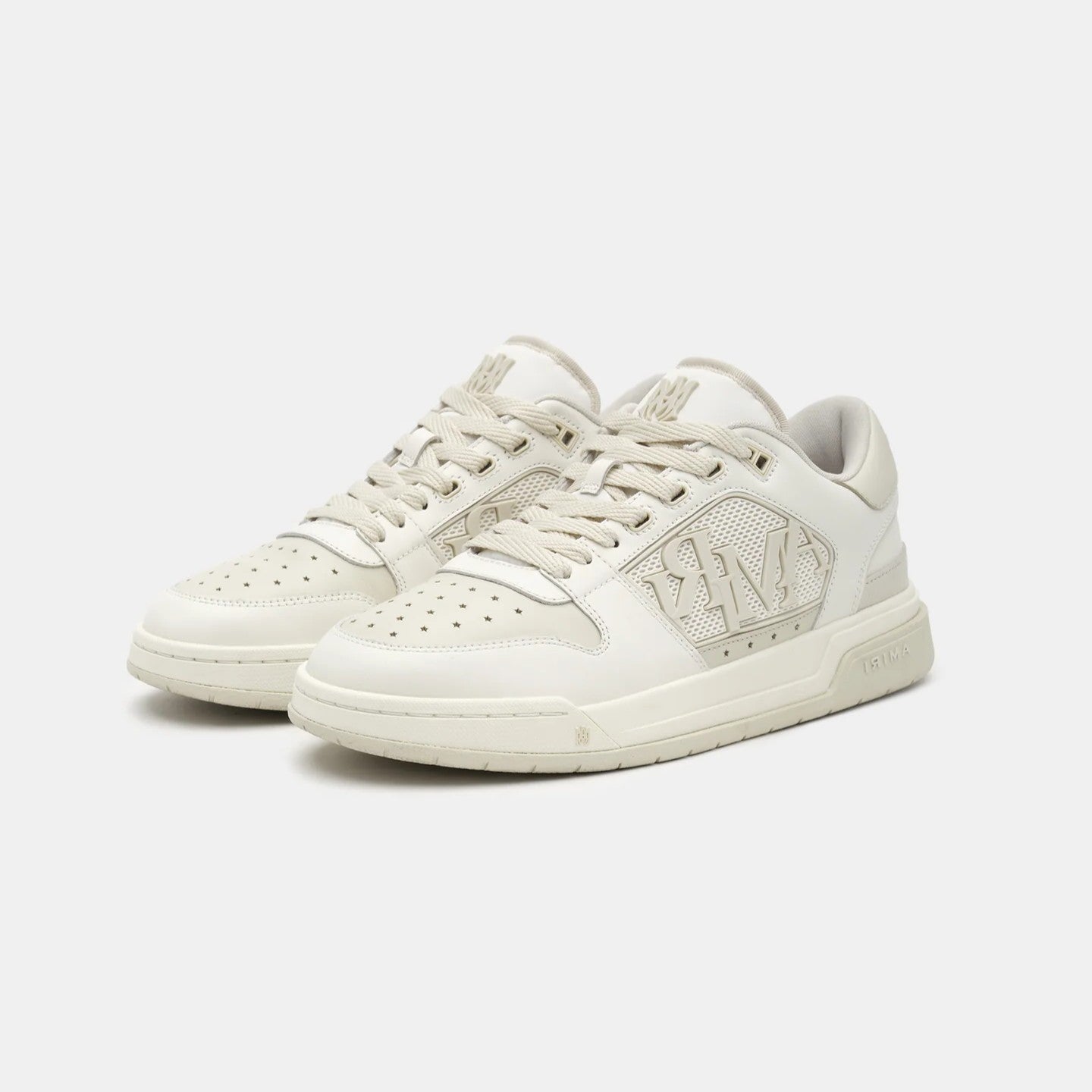 Amiri MA Quad Debossed Classic Low Beige