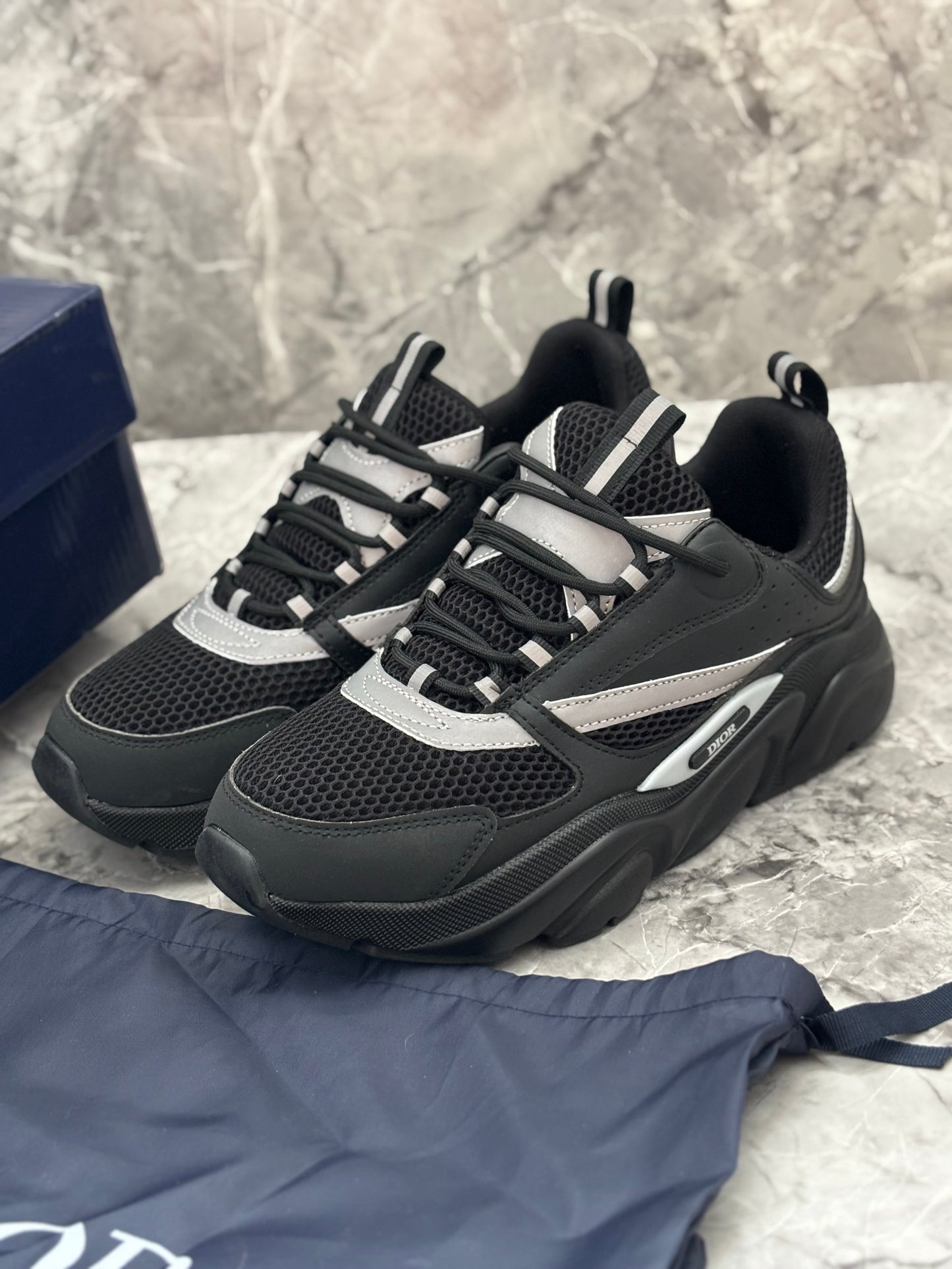 Dior B22 Black/Silver