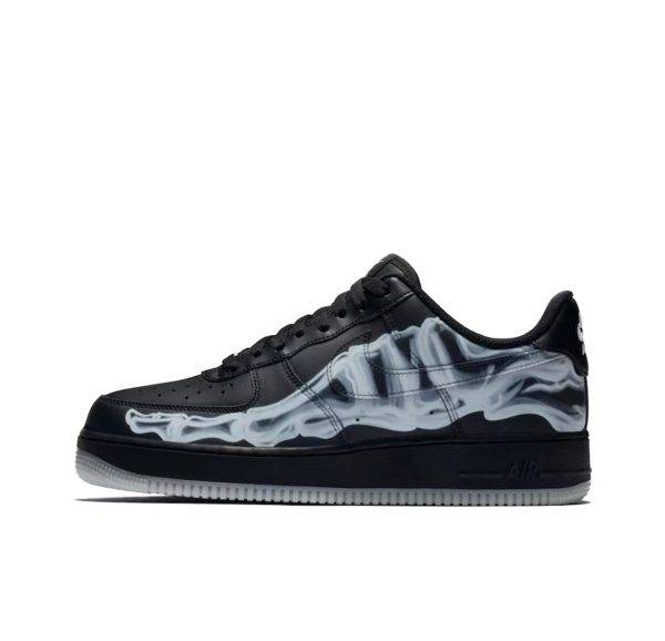 Nike Air Force 1 Low 07 "Black Skeleton Halloween"