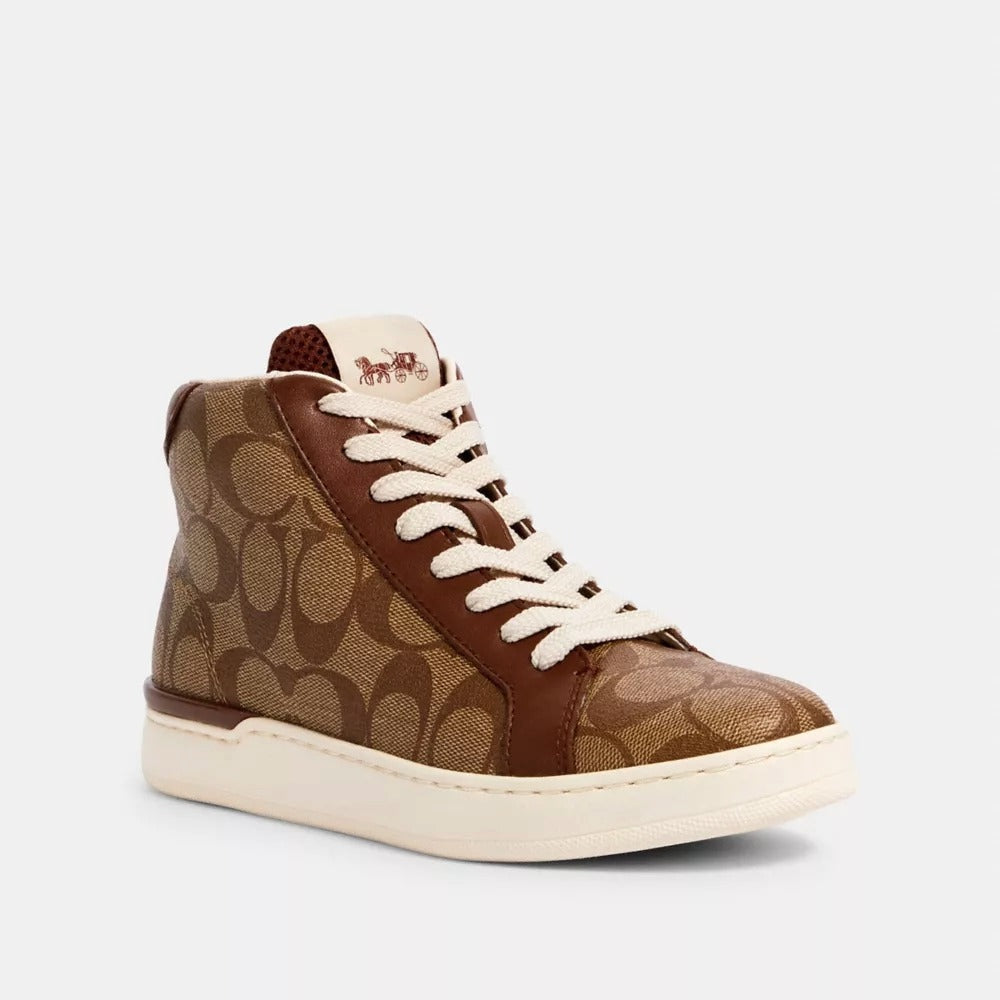 Coach High Top Comfort "Fashionable Brown Leather"