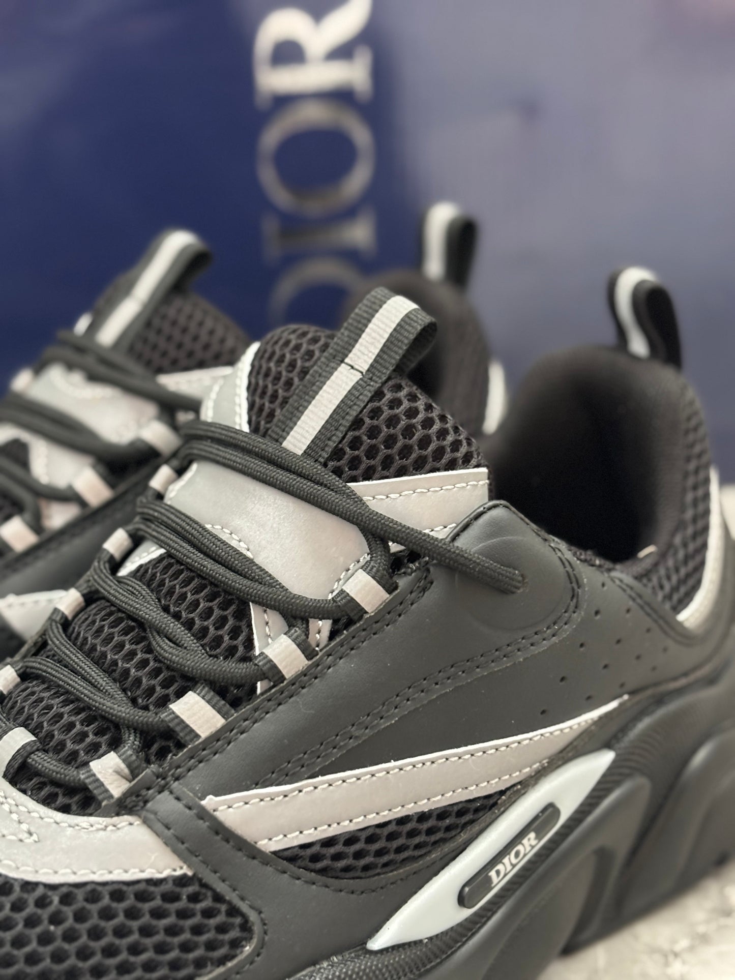 Dior B22 Black/Silver