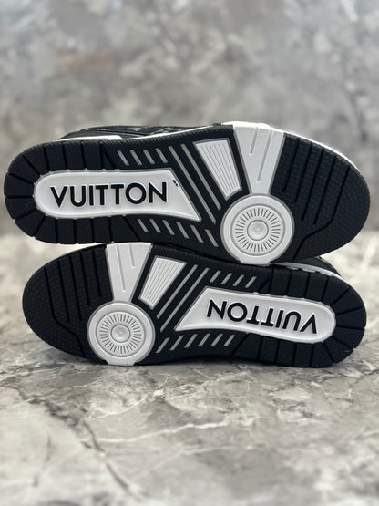 Louis Vuitton LV Trainer "White and Black Monogram Denim"