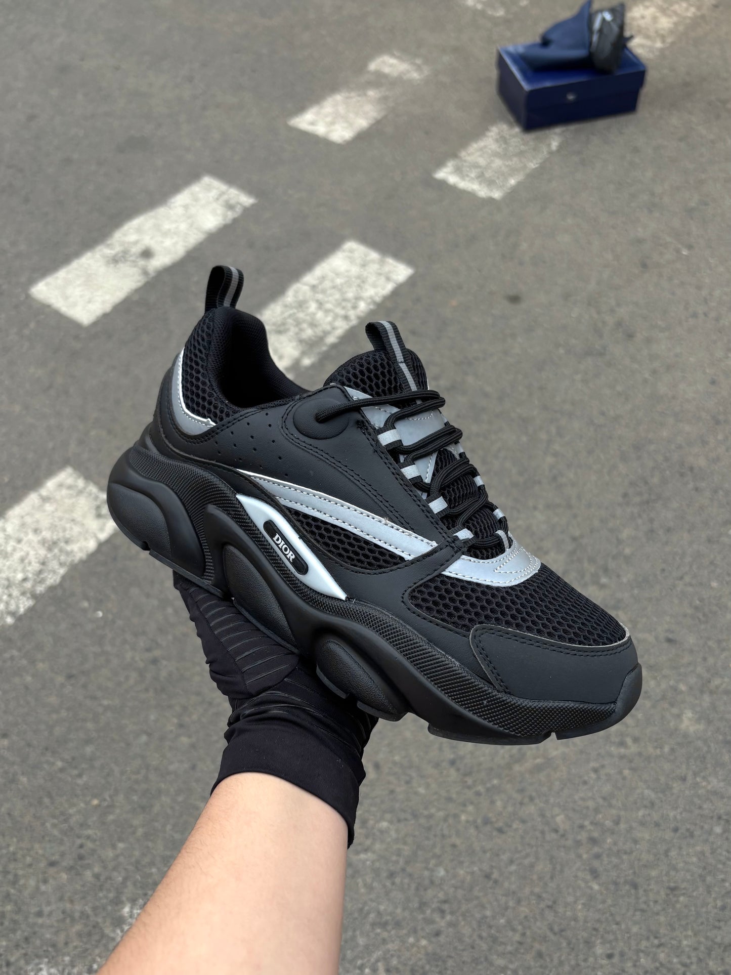 Dior B22 Black/Silver