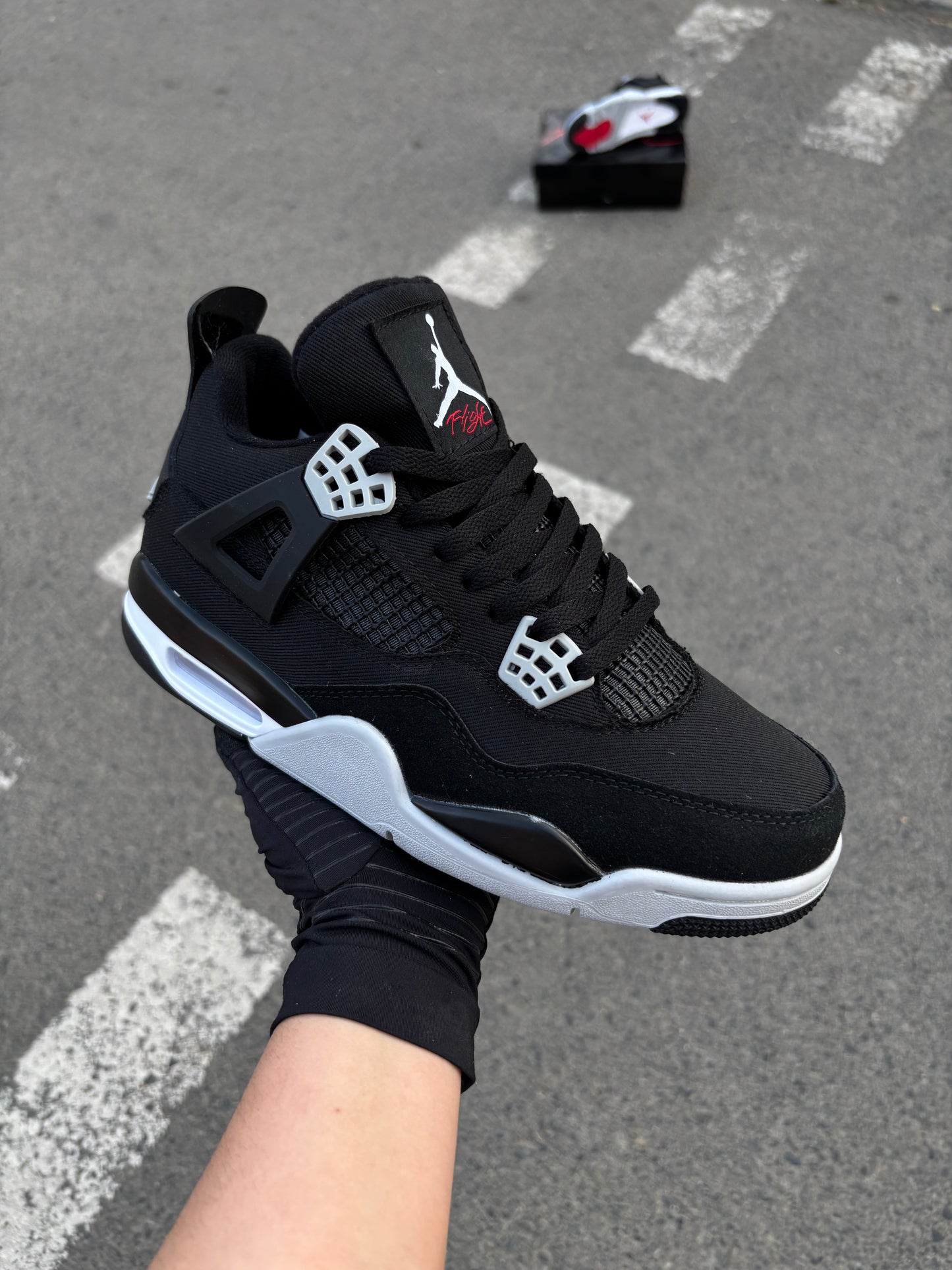 Air Jordan 4 Retro "Black Canvas"