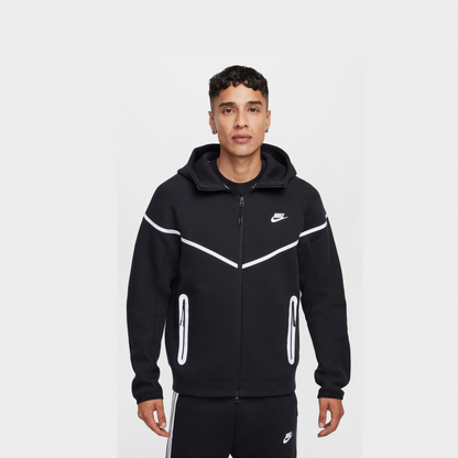 Poleron Nike Sportswear Tech Fleece Full Zip Reflective Details Set Black/Bemis Silver