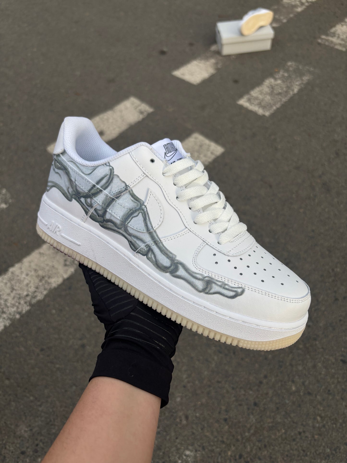 Nike Air Force 1 Low 07 "White Skeleton Halloween"