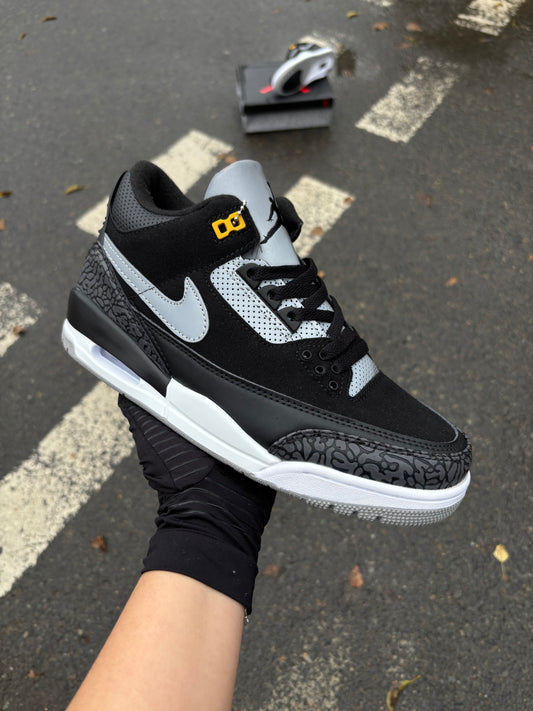 Air Jordan 3 Retro "Tinker Black Cement Gold"