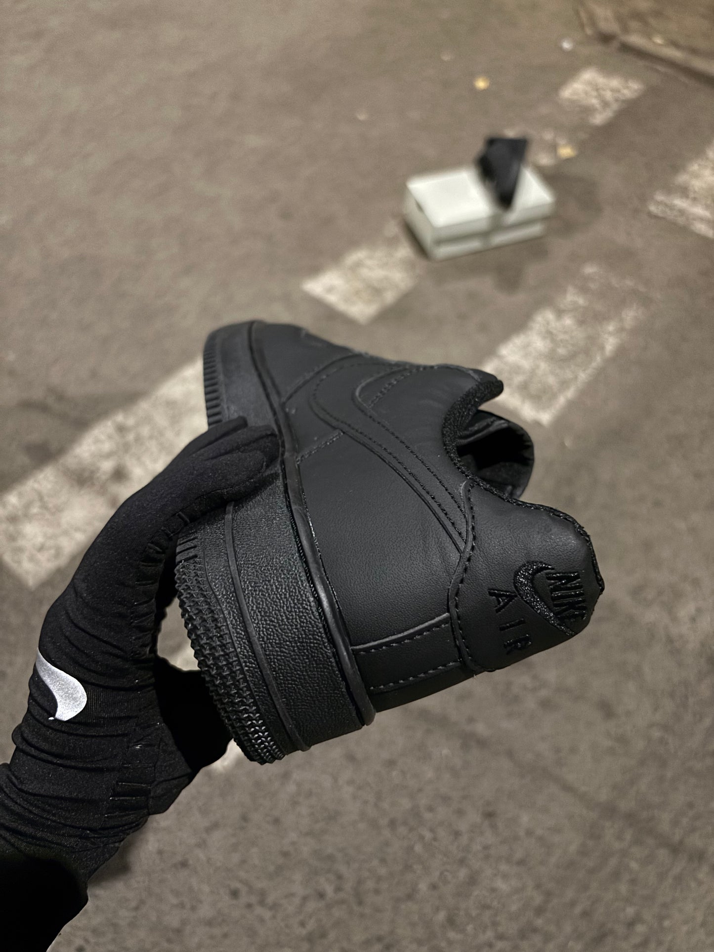 Nike Air Force 1 "Triple Black"