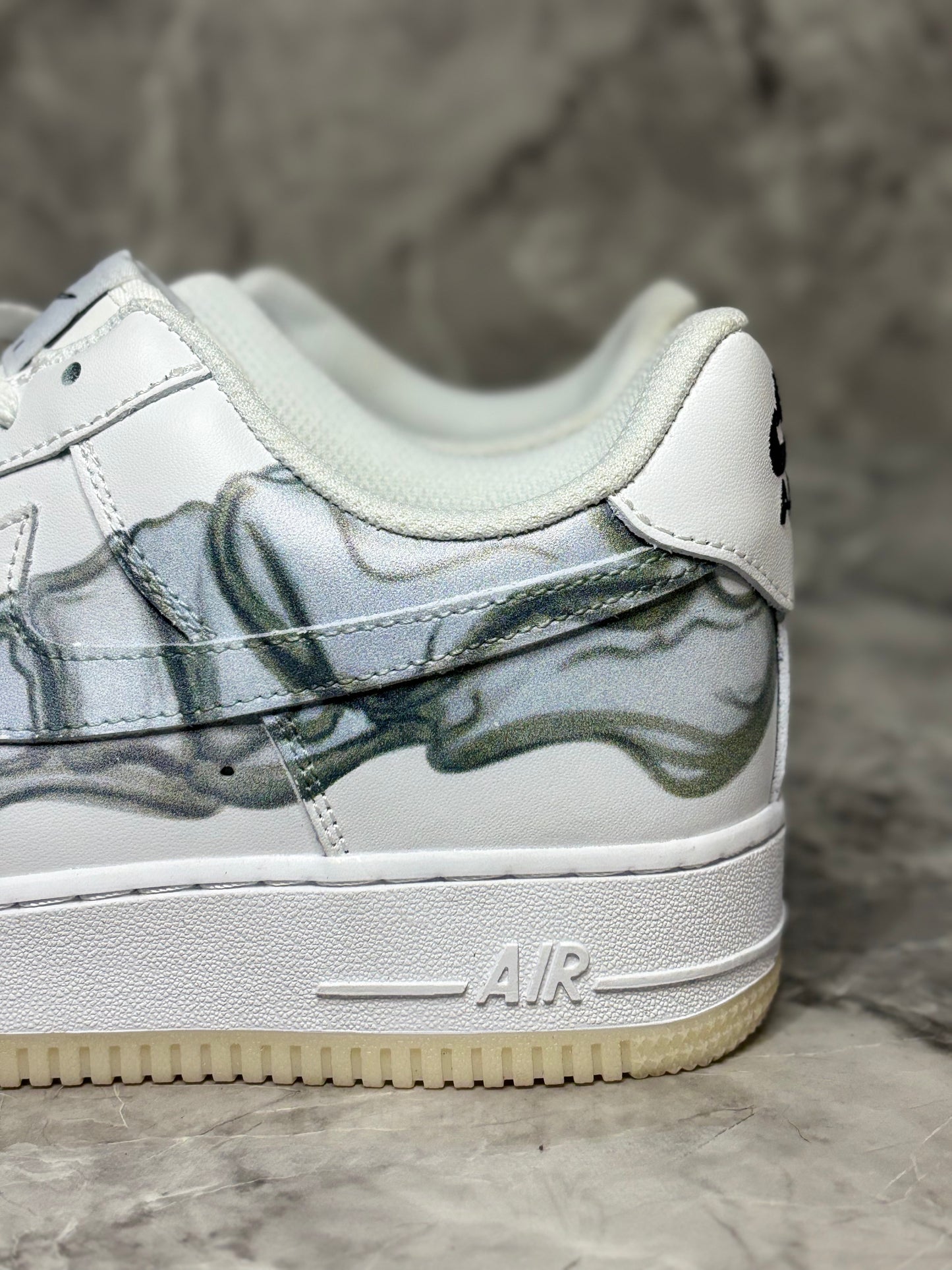 Nike Air Force 1 Low 07 "White Skeleton Halloween"