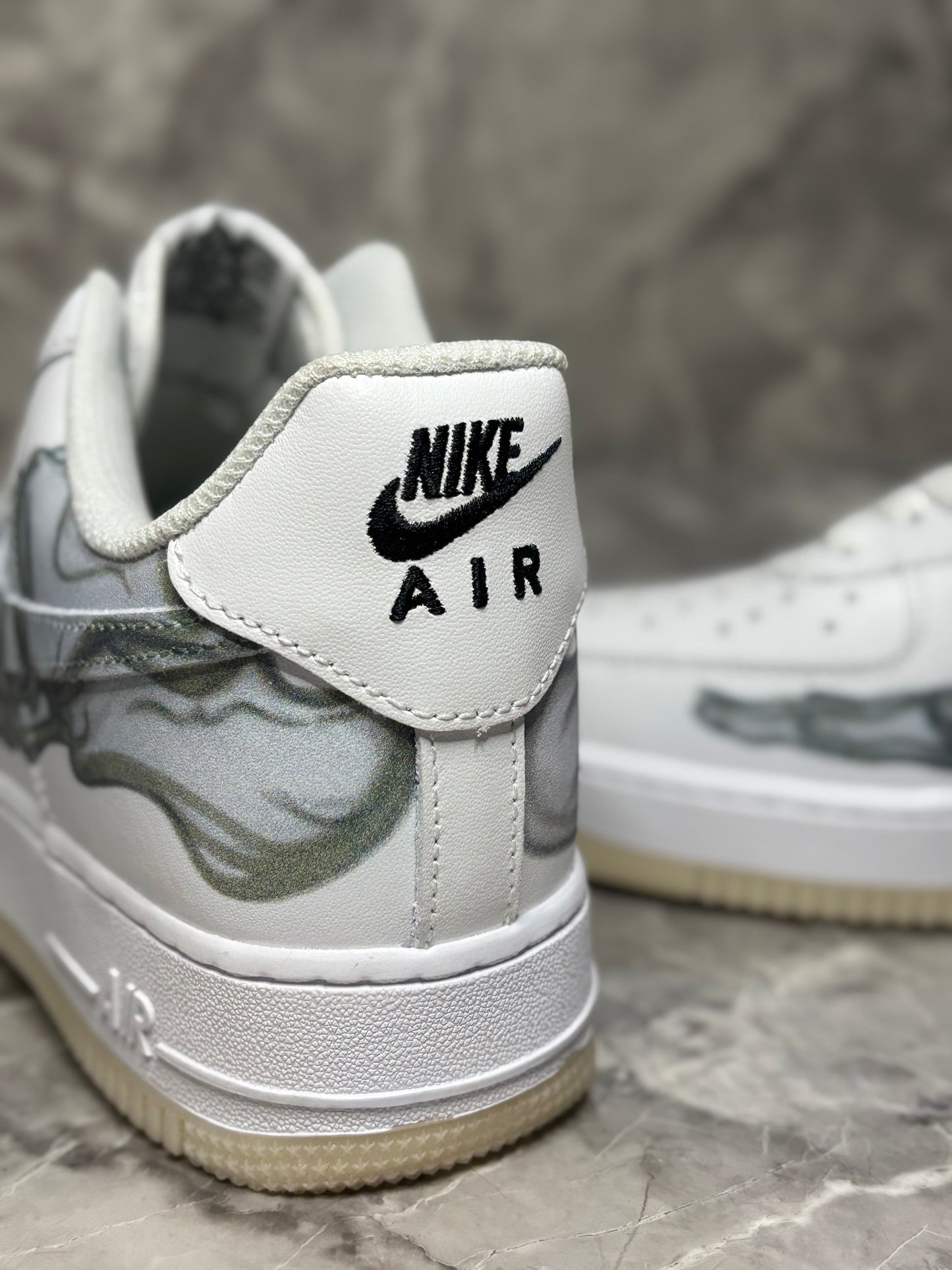 Nike Air Force 1 Low 07 "White Skeleton Halloween"
