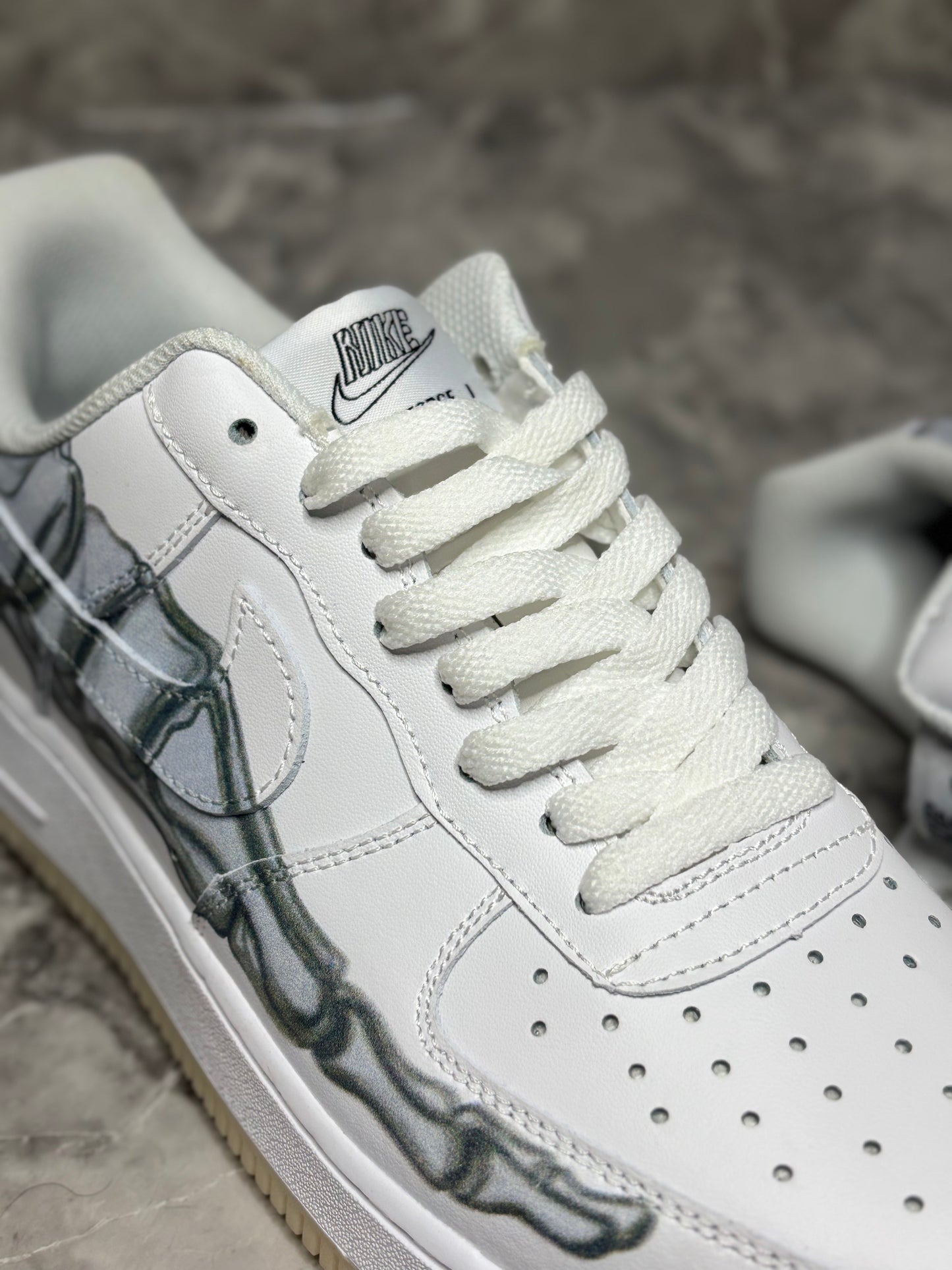 Nike Air Force 1 Low 07 "White Skeleton Halloween"