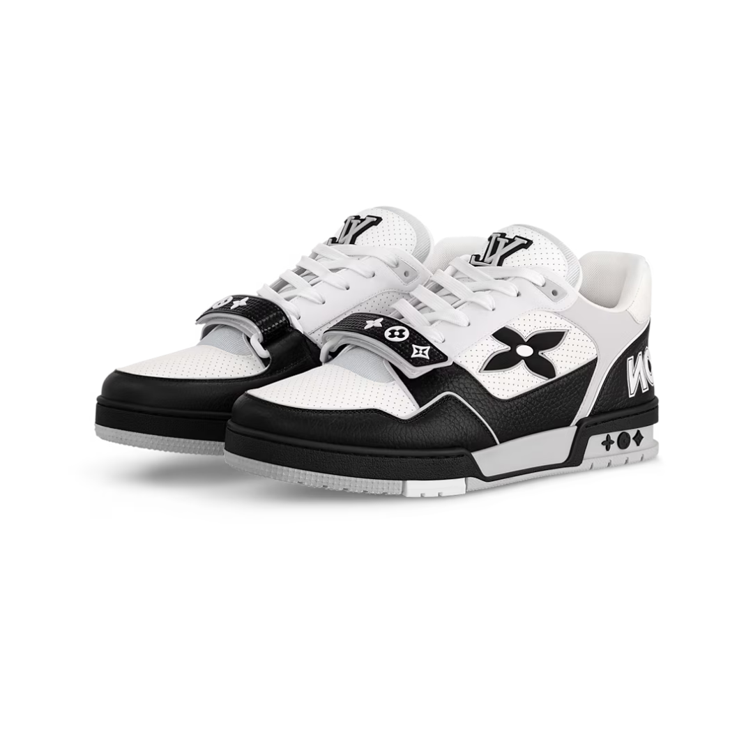 Louis Vuitton LV Trainer "White and Black" Velcro Strap