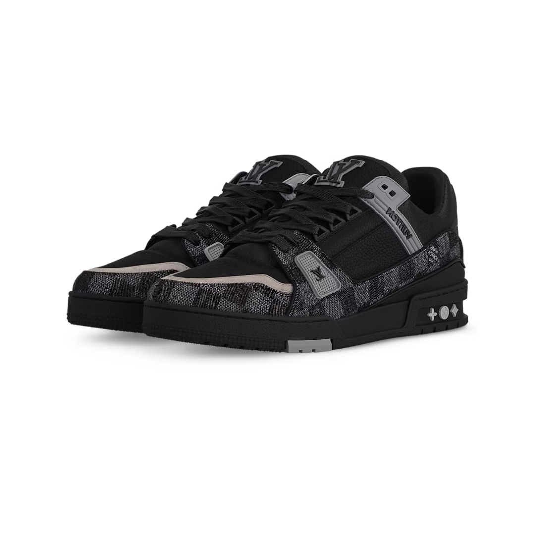 Louis Vuitton LV Trainer "Black Monogram Denim"