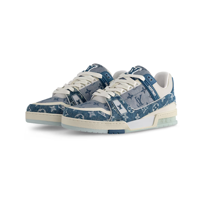 Louis Vuitton LV Trainer "Blue Monogram Denim"