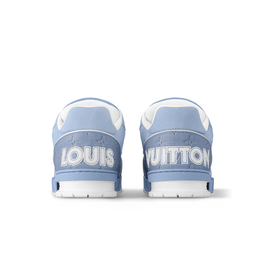 Louis Vuitton LV Trainer "Blue" Velcro Strap