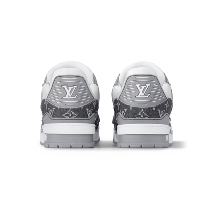 Louis Vuitton LV Trainer "White and Grey Monogram Denim"