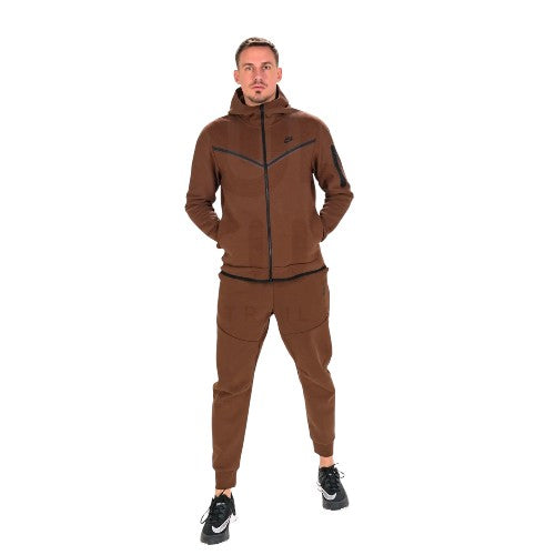 Conjunto Nike Tech Fleece Full Zip Cacao Wow/Black