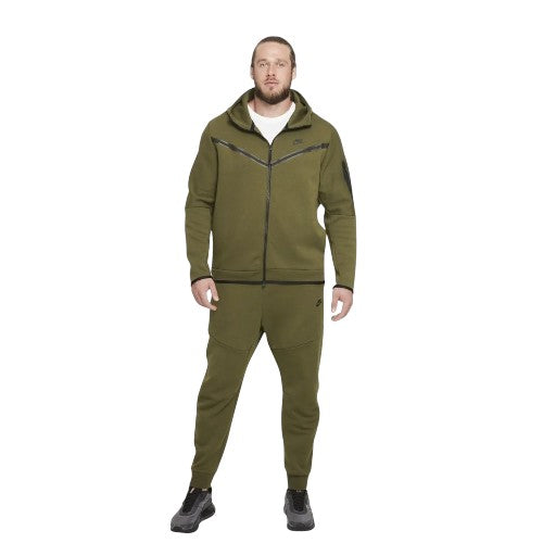 Conjunto Nike Tech Fleece Full Zip Rough Green/Black