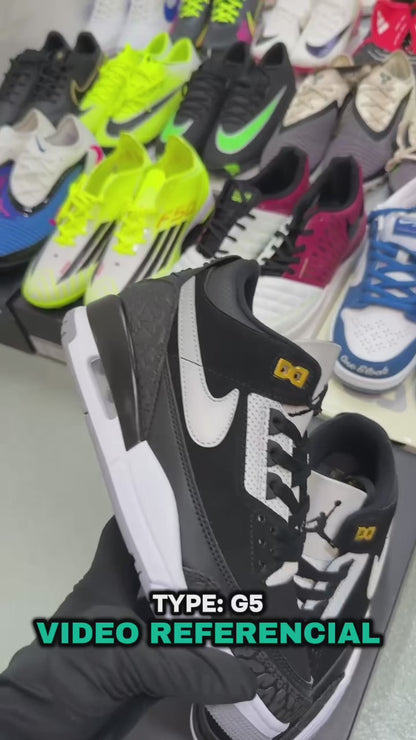 Air Jordan 3 Retro "Tinker Black Cement Gold"