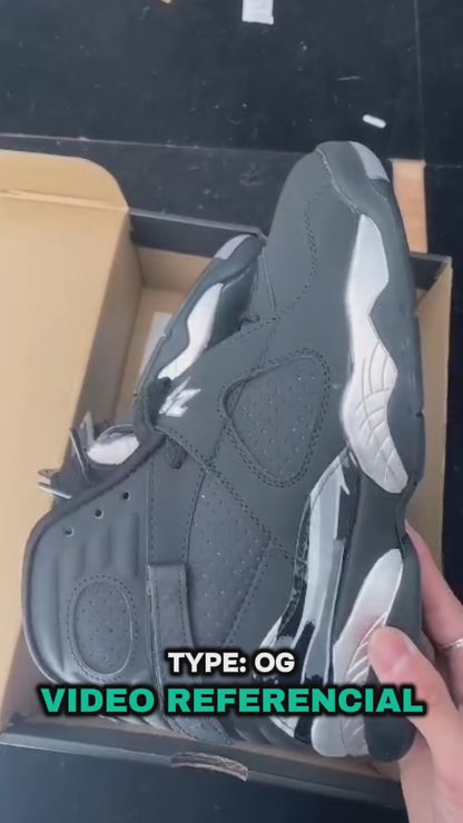 Jordan 8 Retro "Chrome Metallic Silver"