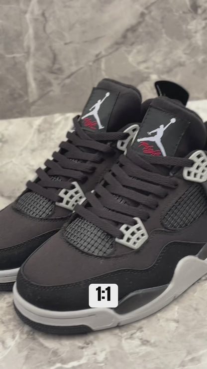 Air Jordan 4 Retro "Black Canvas"