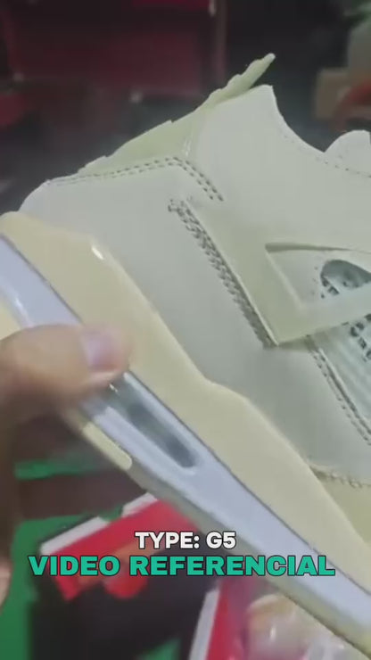 Air Jordan 4 Retro "Off White Sail"