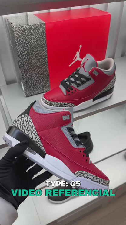 Air Jordan 3 Retro "Unide Red Cement"